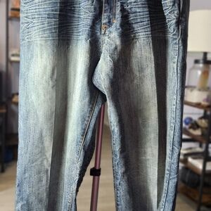 Indigo Red Lux Industrial Denim Men's Relaxed Denim Jeans Sz 38x32 5-1002